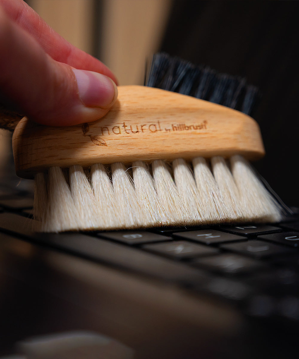 Natural by Hillbrush Laptop Brush With Dual Fill - Soft